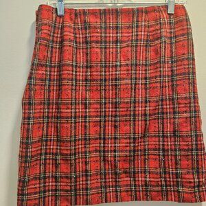Tartan Pencil Skirt